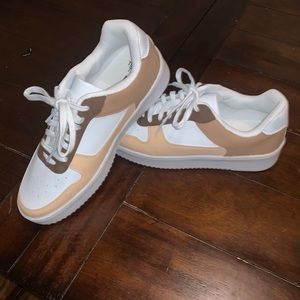 Custom White Sneakers Air Force's
